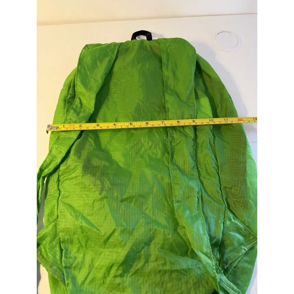 L.L. Bean Pocket Day Pack Backpack Green Ultra Lightweight Hiking Utility Travel